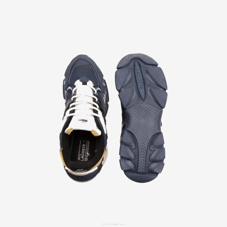 homens Lacoste marinha nb0 l003 tênis neo têxtil 08D01697