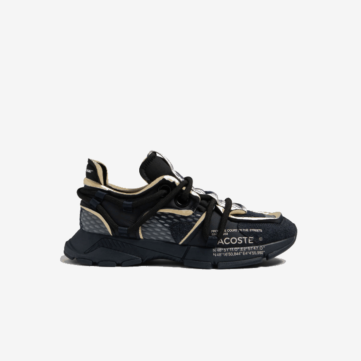 homens Lacoste marinha nb0 tênis l003 active para passarela têxtil 08D01734