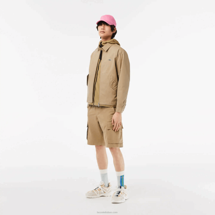 homens Lacoste off white 18c tênis l003 active para passarela têxtil 08D01731