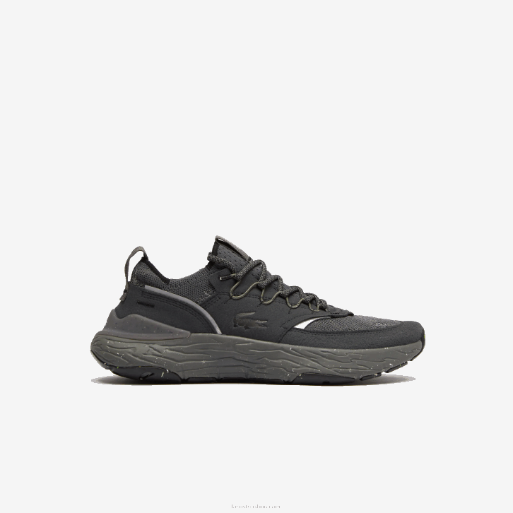 homens Lacoste preto 02h sapatilhas sintéticas e têxteis re-comfort 08D01783