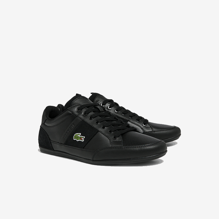 homens Lacoste preto 02h tênis chaymon bl couro e tons sintéticos 08D01807