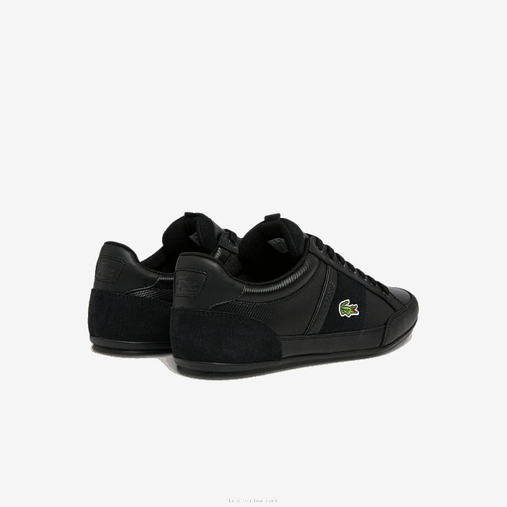 homens Lacoste preto 02h tênis chaymon bl couro e tons sintéticos 08D01807