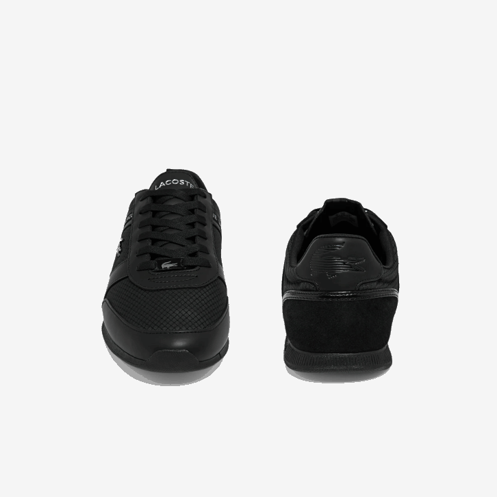 homens Lacoste preto 02h tênis menerva têxtil 08D01701