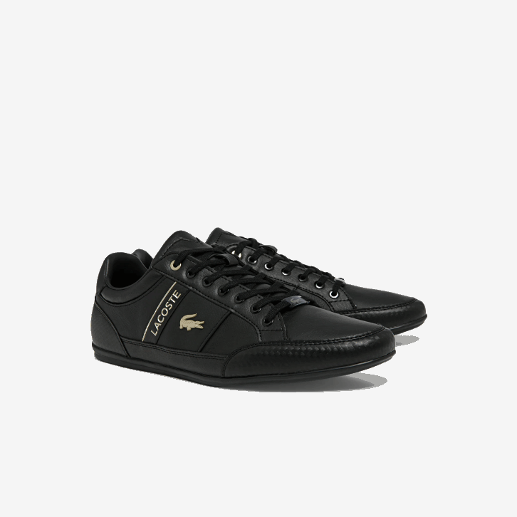 homens Lacoste preto 02h tênis sintético e couro chaymon 08D01833