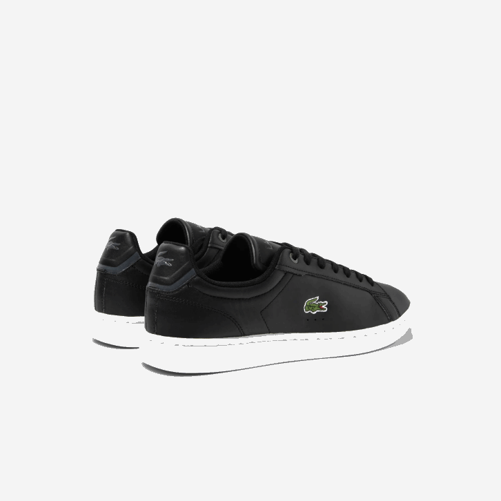 homens Lacoste preto e branco 312 tênis tonal de couro carnaby pro bl 08D01742