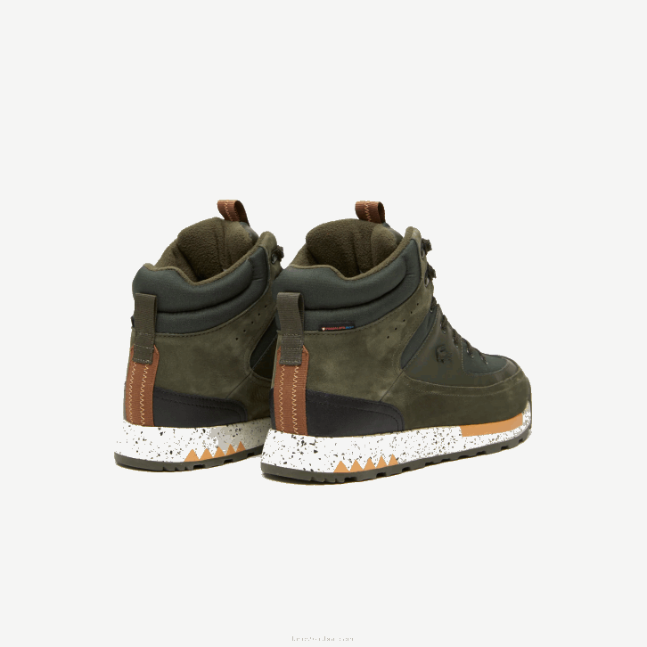 homens Lacoste verde escuro e off white 1x3 Urban Breaker Têxtil e Sapatos Outdoor 08D01891