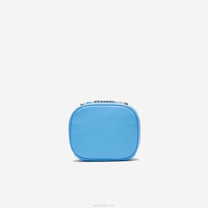 mulheres Lacoste argentino 213 bolsa transversal pequena em couro granulado 08D02852