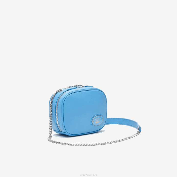 mulheres Lacoste argentino 213 bolsa transversal pequena em couro granulado 08D02852