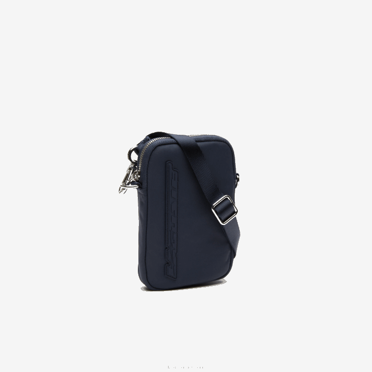 mulheres Lacoste azul nuit blanc m05 suporte de smartphone de marca de contraste 08D01976