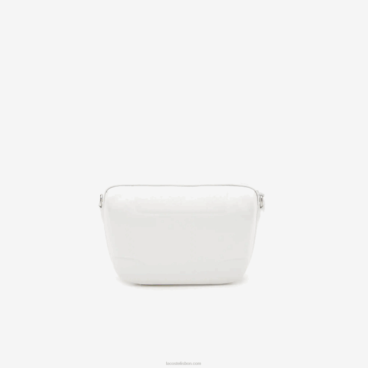 mulheres Lacoste blanc sinople blanc l06 bolsa cruzada com alça de ombro de marca 08D02881