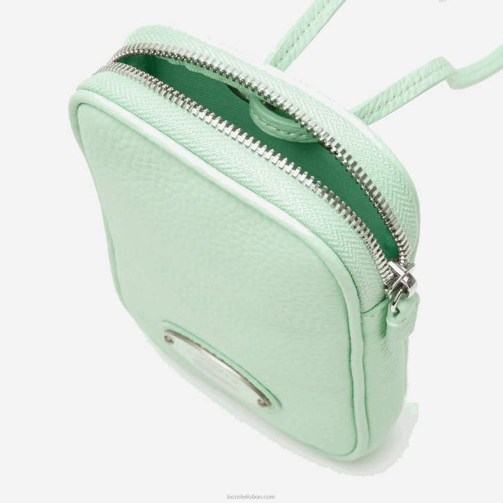 mulheres Lacoste cinzas k93 suporte de telefone de crocodilo de contraste 08D02894