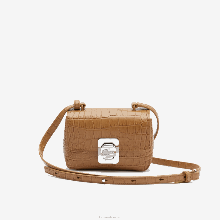 mulheres Lacoste clube j07 bolsa transversal de couro 08D02887