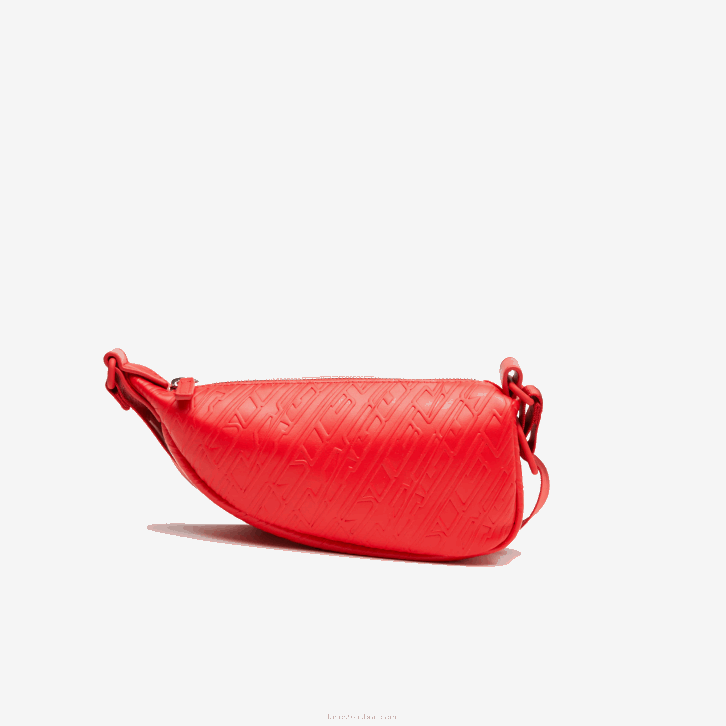 mulheres Lacoste corrida l41 bolsa de ombro com estampa de logo - pequena 08D01965
