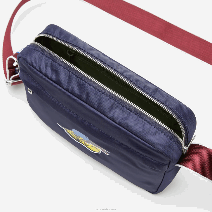 mulheres Lacoste fuzileiro naval 166 andrinopla l27 saco cruzado de marca 08D02875