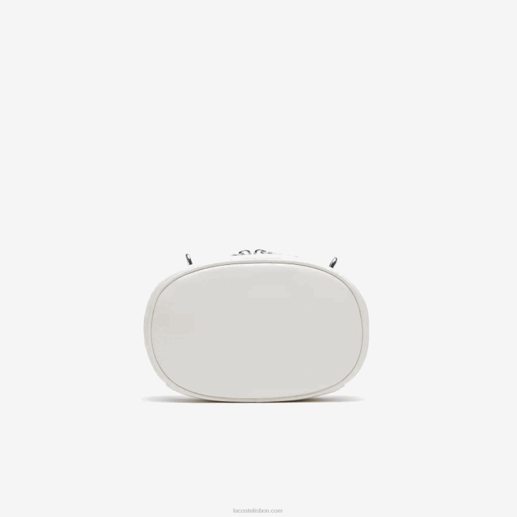 mulheres Lacoste laponie noir l21 bolsa de câmera redonda com alça de marca 08D02877