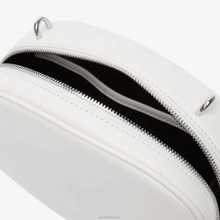 mulheres Lacoste laponie noir l21 bolsa de câmera redonda com alça de marca 08D02877