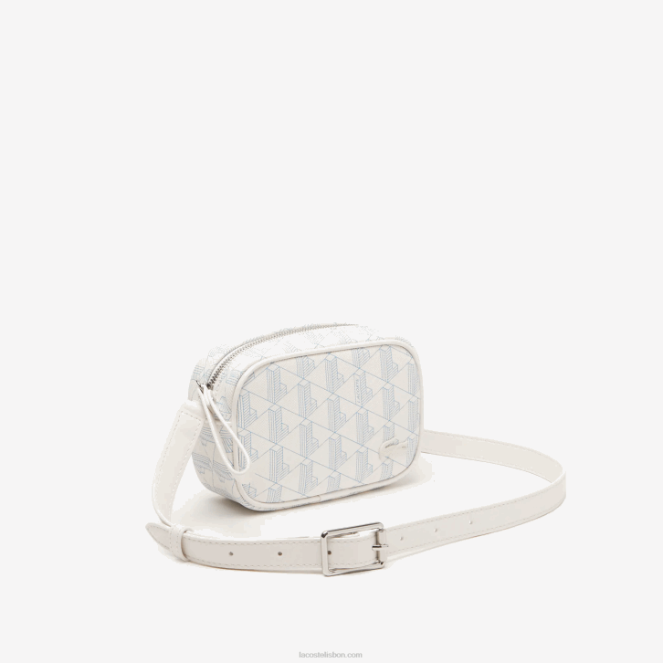 mulheres Lacoste mono farine panorama l58 bolsa transversal pequena com estampa de monograma 08D02795