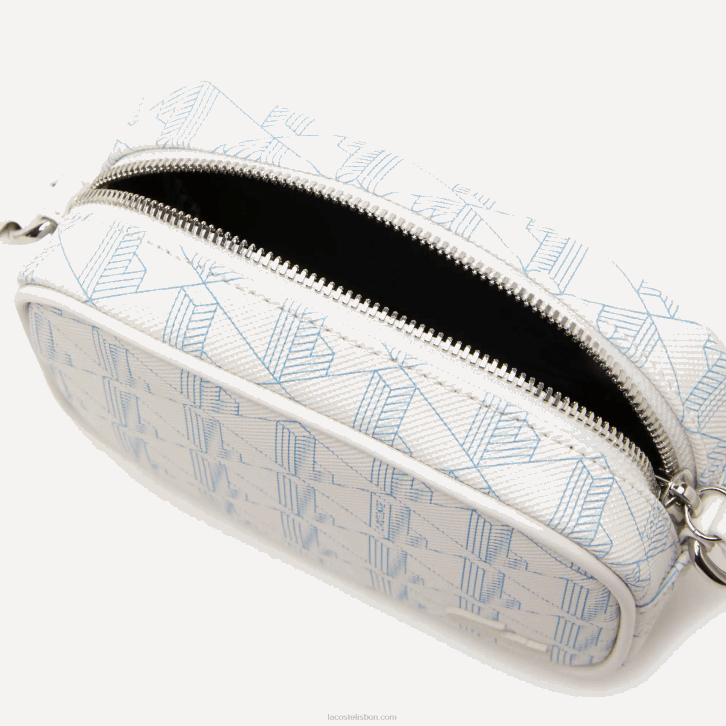 mulheres Lacoste mono farine panorama l58 bolsa transversal pequena com estampa de monograma 08D02795