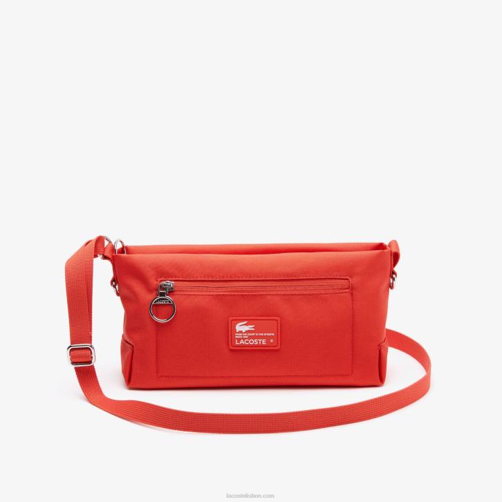 mulheres Lacoste pastel l35 bolsa com zíper de fibra reciclada 08D01966