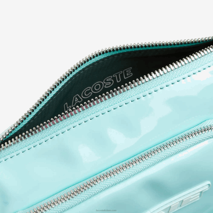 mulheres Lacoste pastilha l33 bolsa de ombro de marca - pequena 08D01972