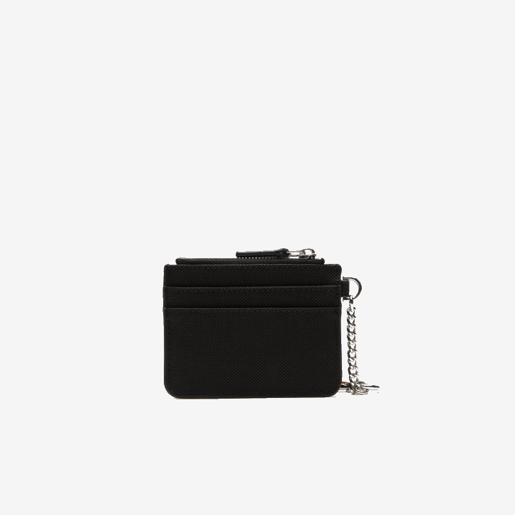 mulheres Lacoste preto 000 Porta-cartão com zíper de 4 compartimentos 08D02806