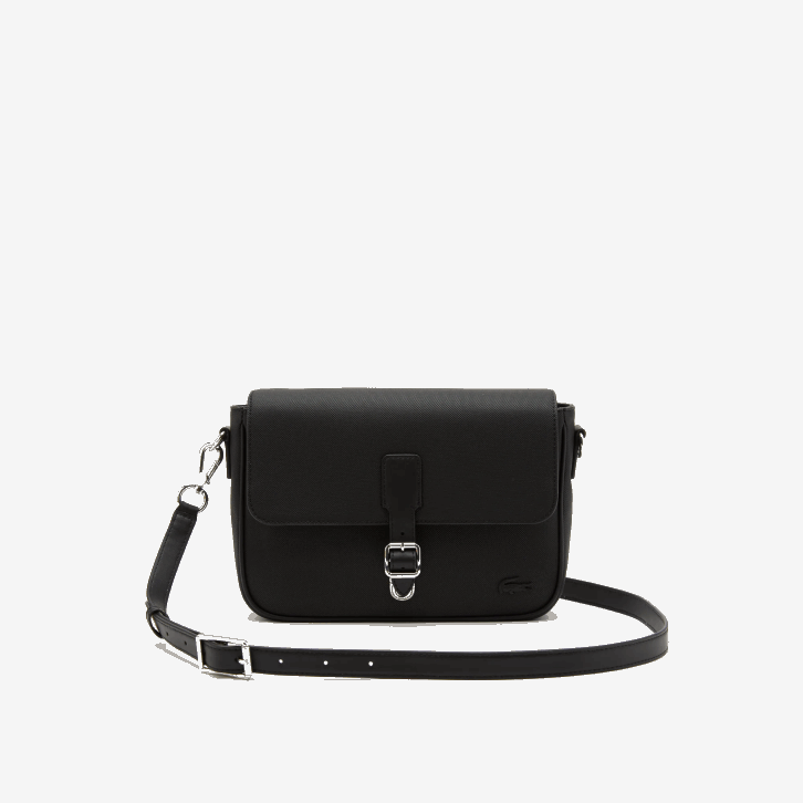 mulheres Lacoste preto 000 bolsa carteiro com fecho de fivela 08D02873