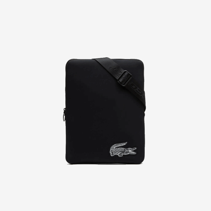 mulheres Lacoste preto 000 bolsa transversal de fibra reciclada 08D01971