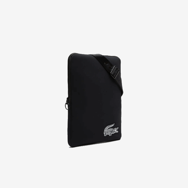mulheres Lacoste preto 000 bolsa transversal de fibra reciclada 08D01971