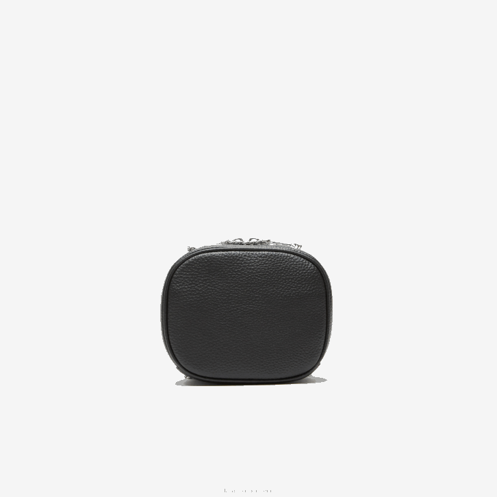 mulheres Lacoste preto 000 bolsa transversal pequena em couro granulado 08D02853