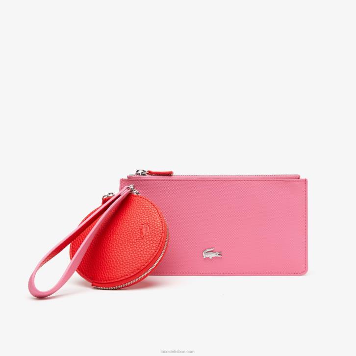 mulheres Lacoste reseda corrida l45 anna bolsa dupla reversível com cordão 08D02764