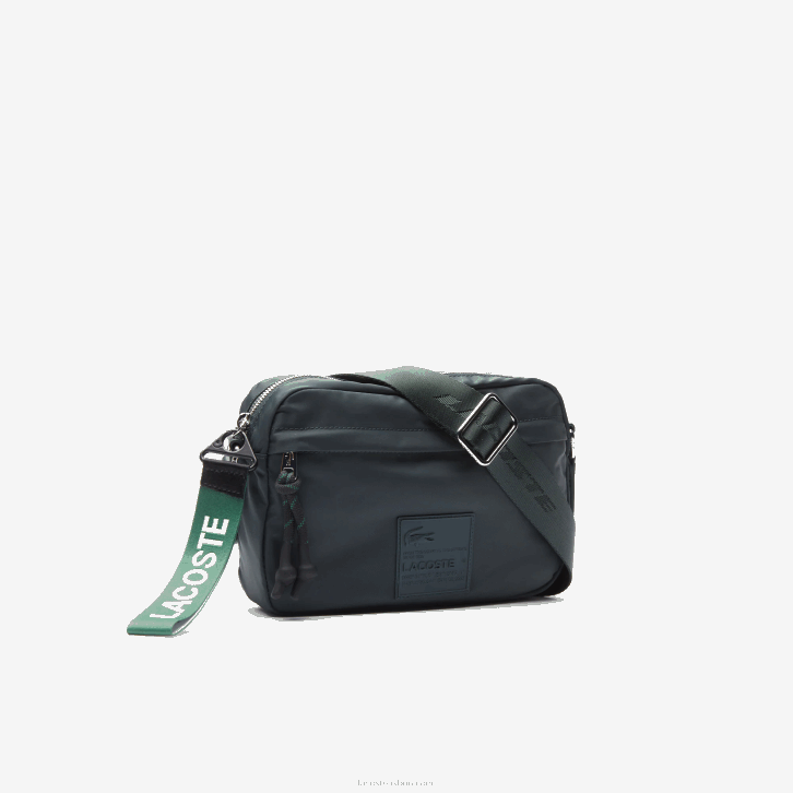 mulheres Lacoste sinopla b43 bolsa crossover com patch de assinatura 08D02858