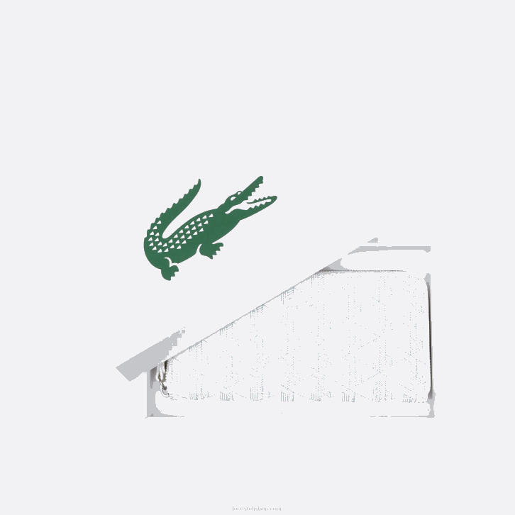 mulheres Lacoste mono farine panorama l58 carteira com zíper e estampa de monograma 08D02775