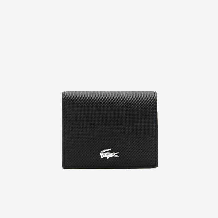 mulheres Lacoste noir krema a91 carteira pequena dobrável anna 08D02840