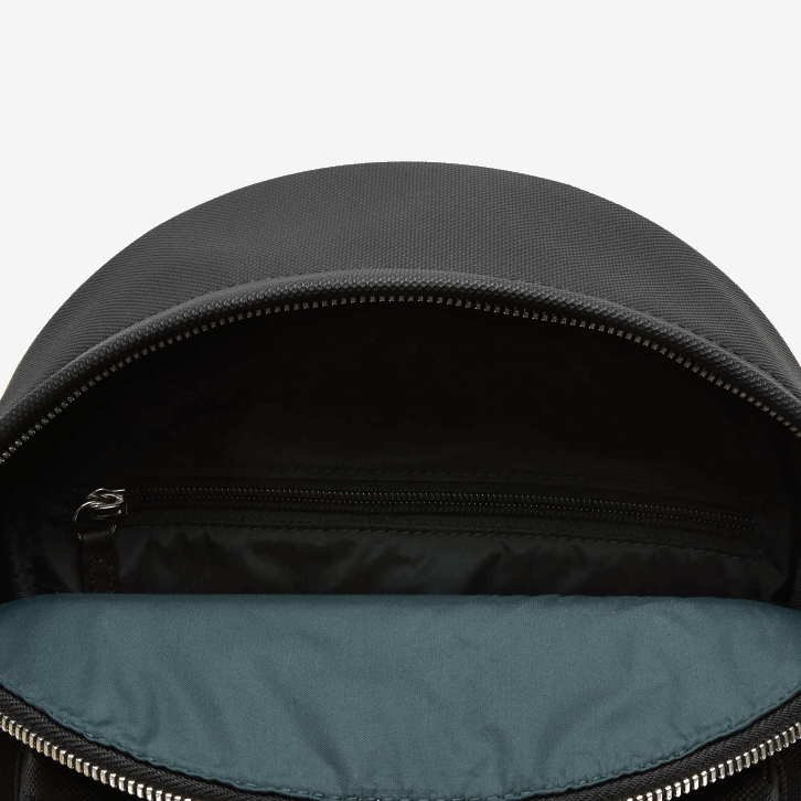 mulheres Lacoste preto 000 mochila bolso frontal grande 08D02879