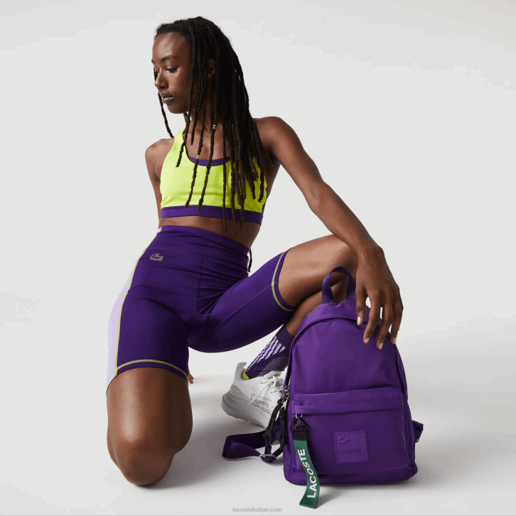mulheres Lacoste samui k66 mochila puller com patch de assinatura 08D02862