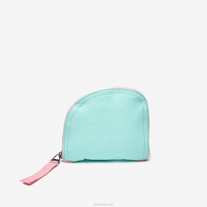 mulheres Lacoste seringat flúor lotus k10 mochila de nylon dobrável de banda de marca 08D02056