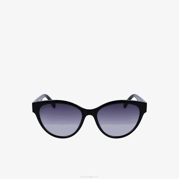 mulheres Lacoste preto fosco 001 l.12.12 óculos de sol 08D02899