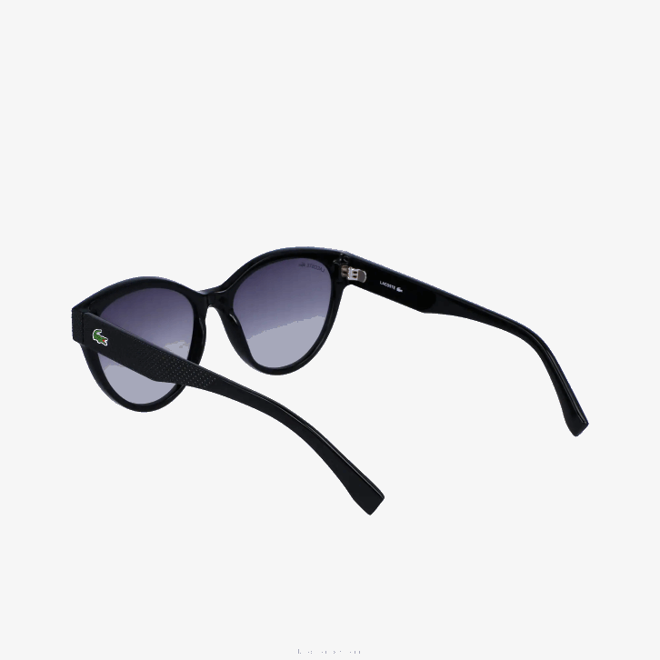 mulheres Lacoste preto fosco 001 l.12.12 óculos de sol 08D02899