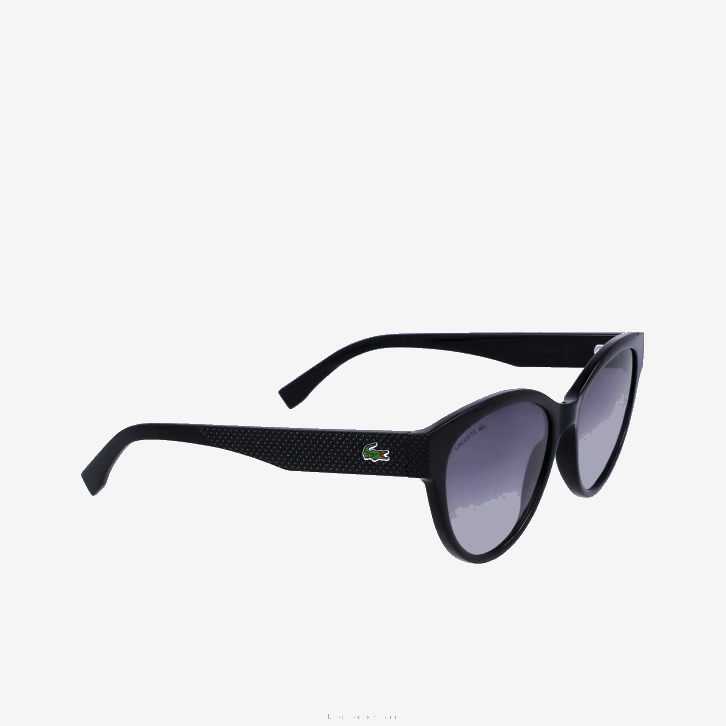 mulheres Lacoste preto fosco 001 l.12.12 óculos de sol 08D02899