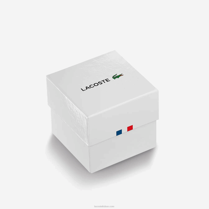 mulheres Lacoste cinza 000 swing relógio de aço inoxidável de 3 mãos 08D02918