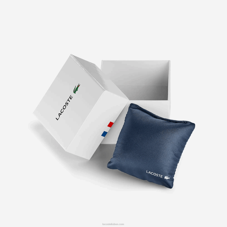 mulheres Lacoste cinza 000 swing relógio de aço inoxidável de 3 mãos 08D02918