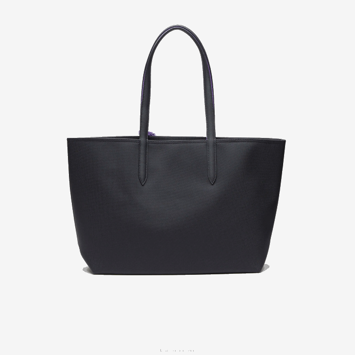 mulheres Lacoste abimes neva k56 bolsa tote bicolor reversível anna 08D02777