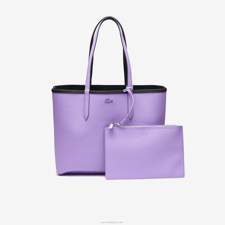 mulheres Lacoste abimes neva k56 bolsa tote bicolor reversível anna 08D02777