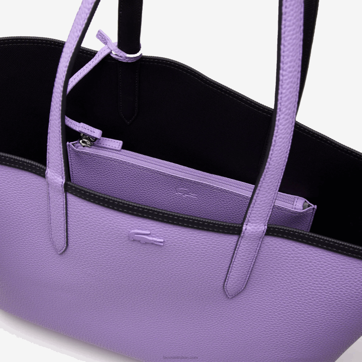 mulheres Lacoste abimes neva k56 bolsa tote bicolor reversível anna 08D02777