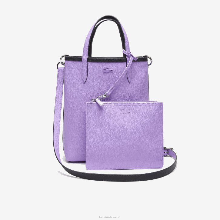 mulheres Lacoste abimes neva k56 bolsa tote reversível de lona revestida anna 08D02783