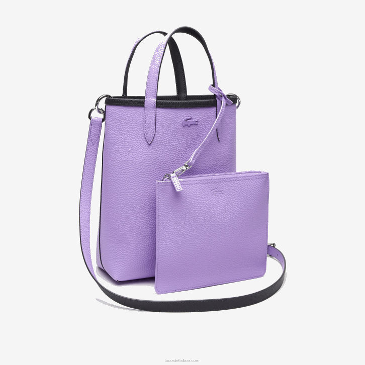 mulheres Lacoste abimes neva k56 bolsa tote reversível de lona revestida anna 08D02783