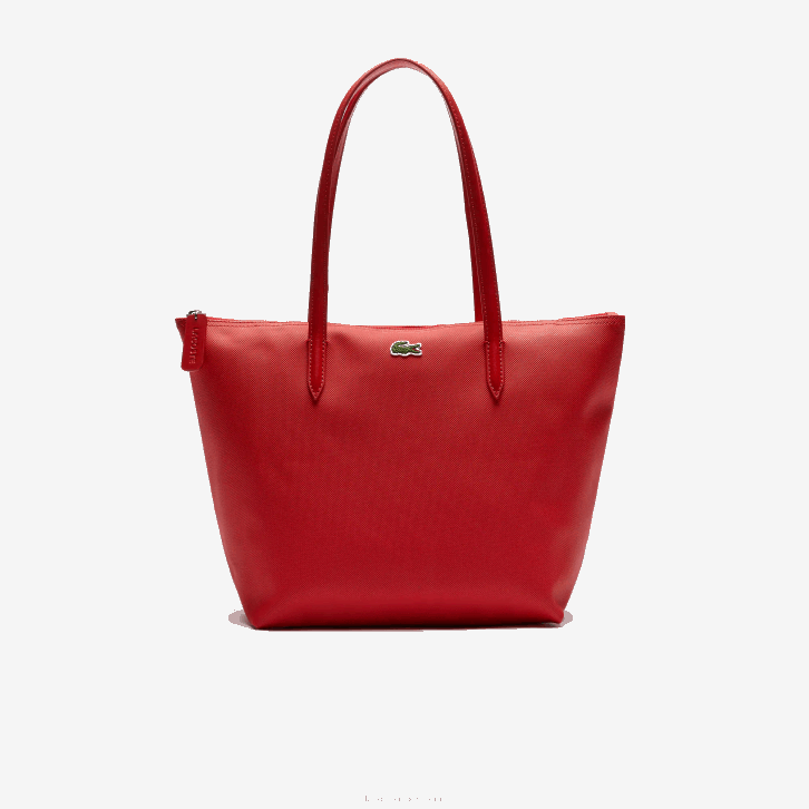 mulheres Lacoste alto risco vermelho 883 bolsa pequena com zíper conceito l.12.12 08D02803