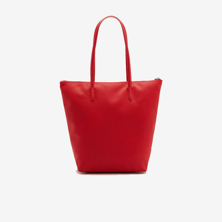 mulheres Lacoste alto risco vermelho 883 l.12.12 conceito de bolsa vertical com zíper 08D02843