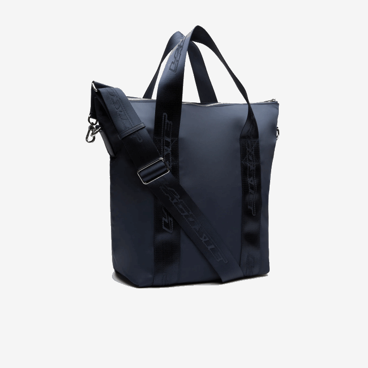 mulheres Lacoste azul nuit blanc m05 bolsa de marca de contraste 08D02763