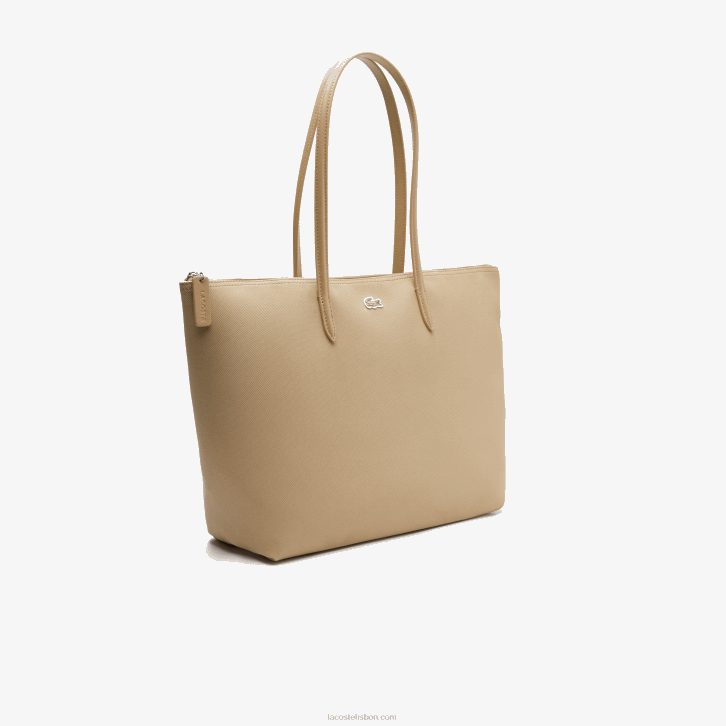 mulheres Lacoste brindille l37 l.12.12 conceito bolsa tote com zíper 08D02784